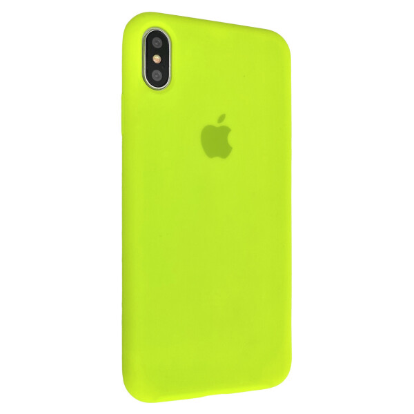 

Чехол-накладка Silicone Case Full Cover для Apple iPhone XS Max (31) (Grass Green)