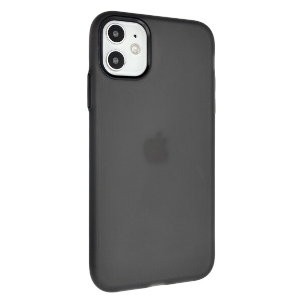 

Чехол-накладка DK Silicone Matting Silk для Apple iPhone 11 (black / black)
