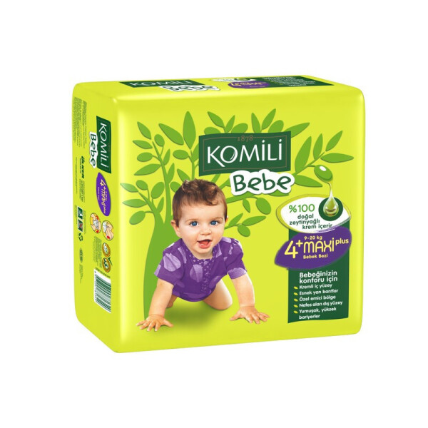 

Подгузники Komili Bebe - JUMBO MAXİ PLUS - с Оливковым Маслом (9-20 кг) 36 шт (Турция)