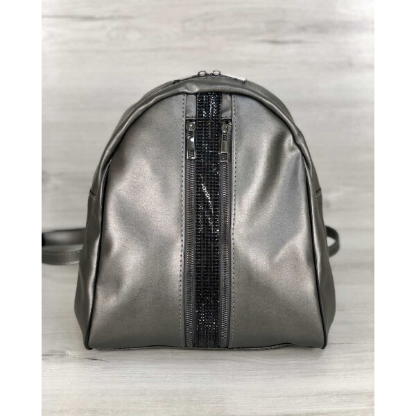 

Рюкзак WeLassie молодежный стильный Юна серебряного цвета (45602)