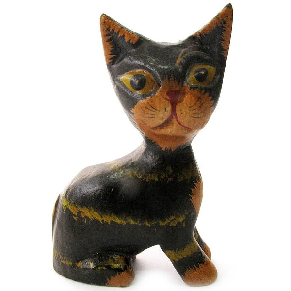 

Статуэтка Darshan Деревянная "кот" (10 См) (Индонезия) 19067