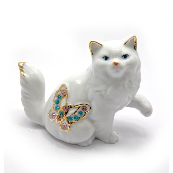 

Статуэтка Kanishka Кошка С Бабочкой Фарфор (10,5Х8,5Х5 см) 25338