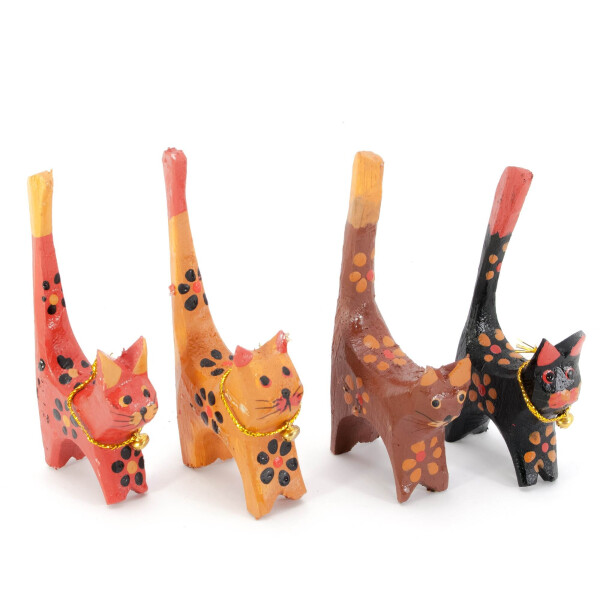 

Статуэтка Darshan Кошки Деревянные Кольцедержатели (11Х5Х7,5 См) 29854