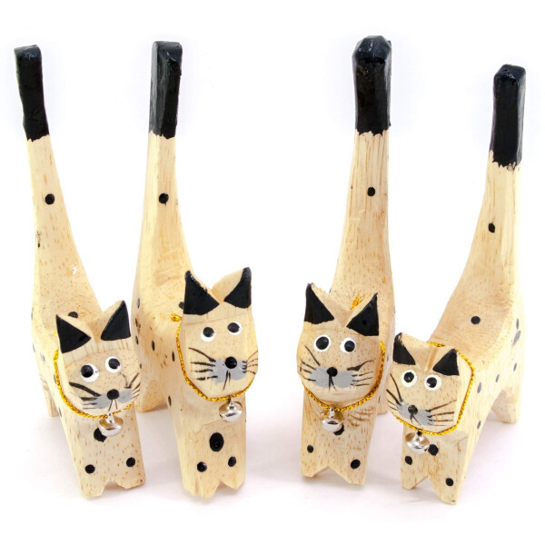 

Статуэтка Darshan Кошки Деревянные Кольцедержатели (11Х5Х7,5 См) F 29854F