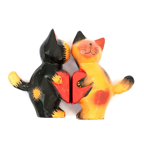 

Статуэтка Darshan Кошки Пара с сердечком Дерево (13,5Х8Х3 См) 29426