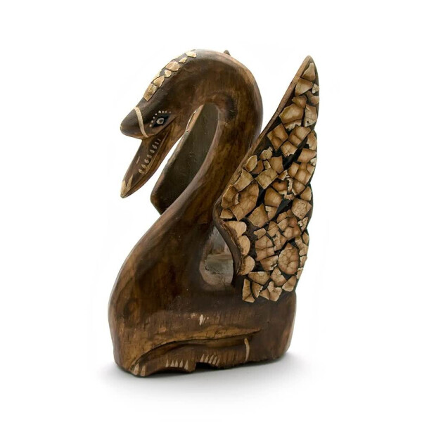 

Статуэтка Darshan Лебедь Деревянный Резной (15Х9Х6,5 См) 24255