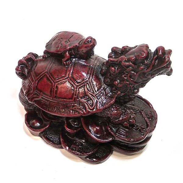 

Статуэтка Kanishka Черепаха-Дракон Каменная Крошка Коричневый (7Х6Х5,5 см) 2643