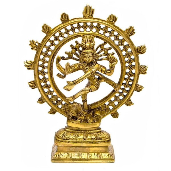 

Статуэтка Kanishka Шива Танцующий Бронзовый (21Х16,5Х5,5 см)(1 Kg) 25836
