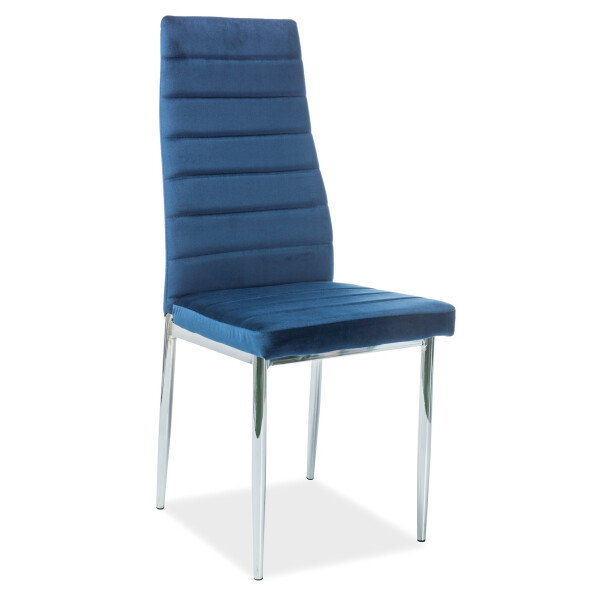 

Стул Signal H-261 velvet Синий (H261VCHGR)