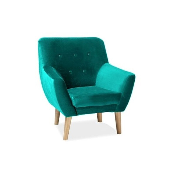 

Кресло Signal NORDIC 1 Velvet Bluvel 85 Бирюзовый (NORDIC1V85)