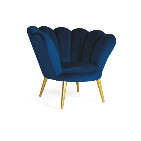 

Кресло Signal MAGNOLIA Velvet Bluvel 86 Темно-синий/Золотой (MAGNOLIAV86)