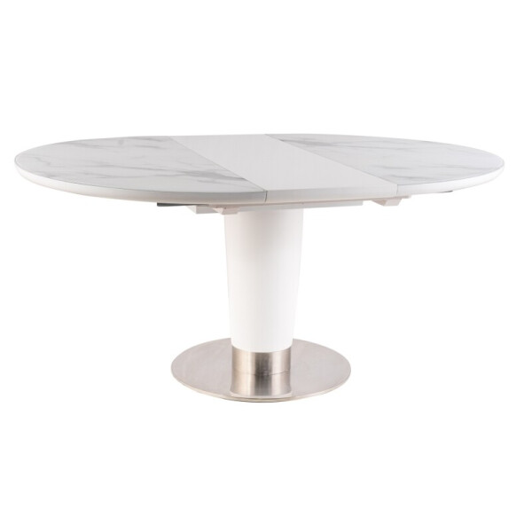 

Стол обеденный Signal HELIOS 120(160)x120 Белый мат (HELIOSB120)