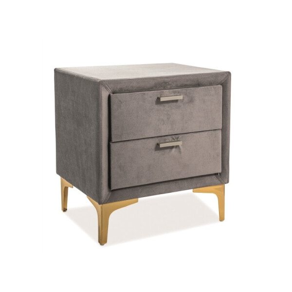 

Тумба прикроватная Signal MIRAGE VELVET Серый/Золотой (MIRAGEVSZZL)