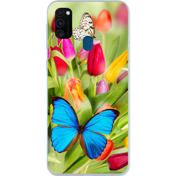 

Силиконовый чехол Amstel для Samsung M30s Galaxy M307F с картинкой Тюльпаны