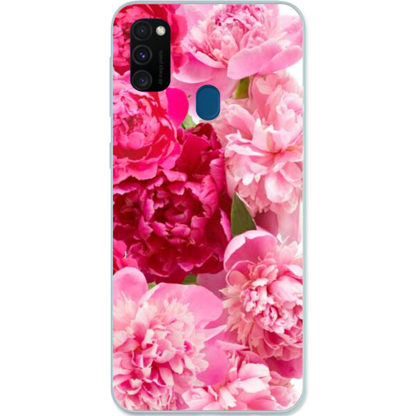 

Чехол силиконовый бампер Amstel для Samsung M30s Galaxy M307F с картинкой Пионы