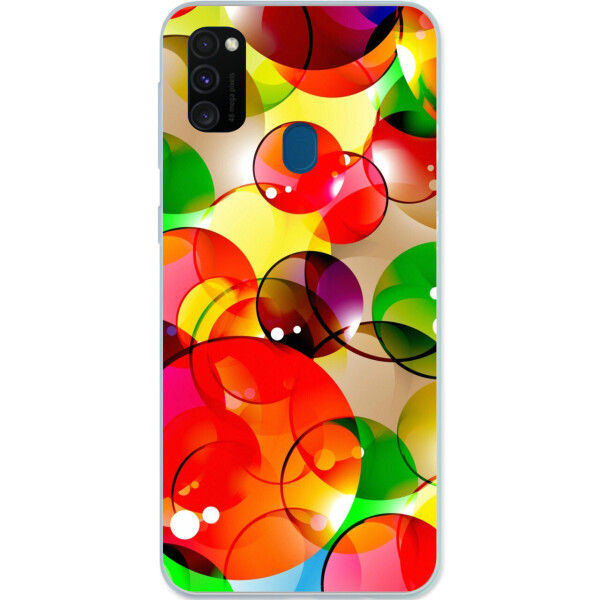 

Чехол силиконовый бампер Amstel для Samsung M30s Galaxy M307F с картинкой Яркие круги