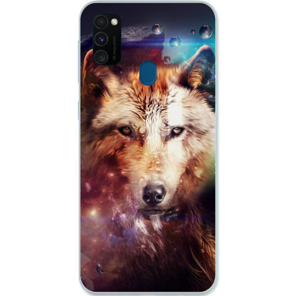 

Чехол силиконовый Amstel для Samsung M30s Galaxy M307F с картинкой Космический волк