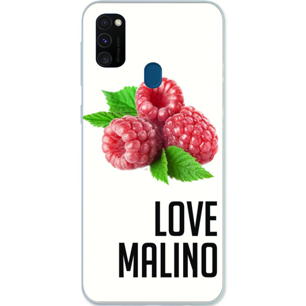 

Антибрендовый силиконовый чехол Amstel для Samsung M30s Galaxy M307F с картинкой Love Malino