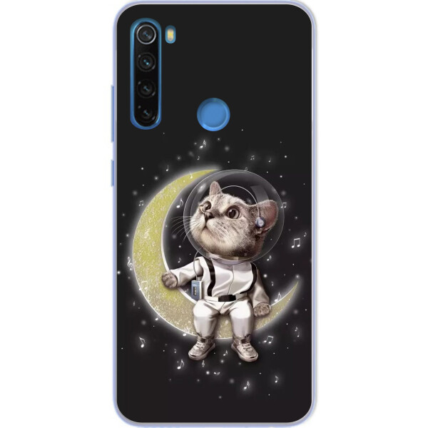 

Силиконовый чехол Amstel с рисунком для Xiaomi Redmi Note 8T Котик на луне