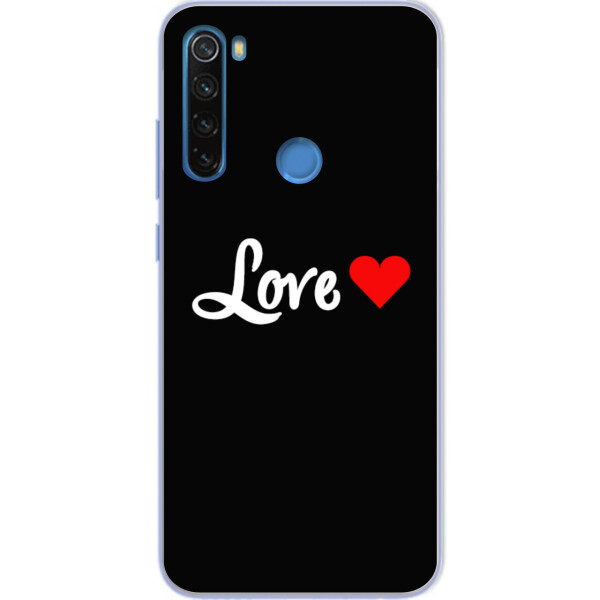 

Чехол силиконовый бампер Amstel для Xiaomi Redmi Note 8T с картинкой Love