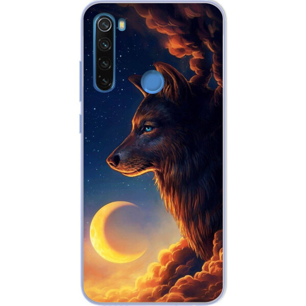 

Чехол силиконовый Amstel для Xiaomi Redmi Note 8T с картинкой Луна и волк