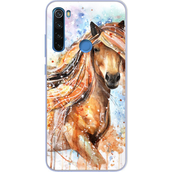 

Чехол бампер силиконовый Amstel для Xiaomi Redmi Note 8T с картинкой Конь
