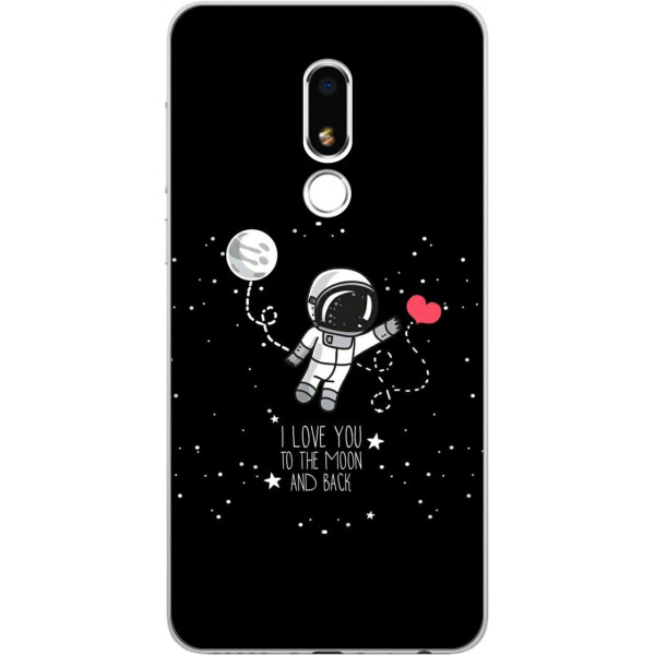 

Силиконовый чехол Amstel с рисунком для Meizu M8 Lite Любовь до луны и назад
