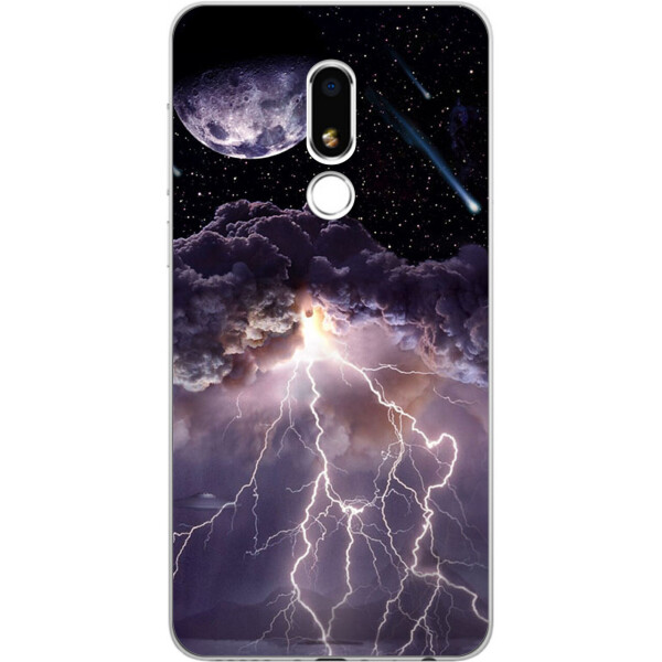 

Чехол силиконовый бампер Amstel для Meizu M8 Lite с картинкой Молния