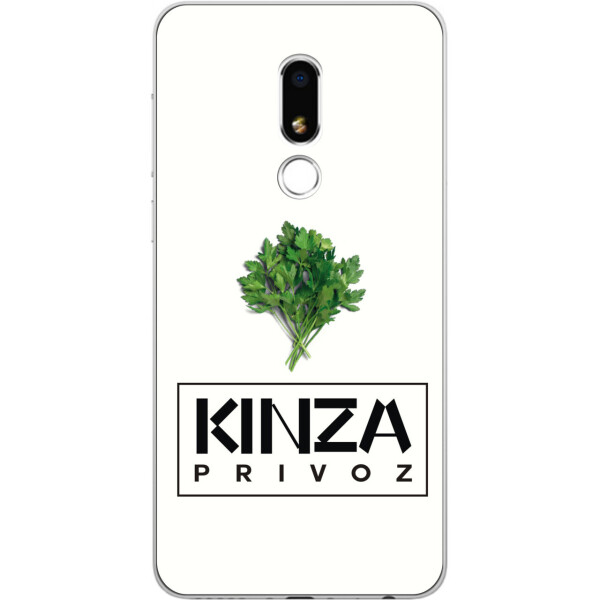 

Антибрендовый силиконовый чехол Amstel для Meizu M8 Lite с картинкой Kinza privoz