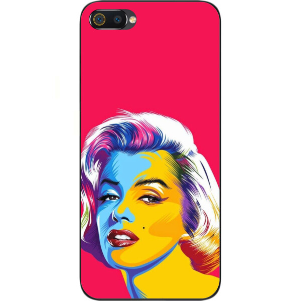 

Бампер силиконовый чехол Amstel для Realme C2 с картинкой Монро