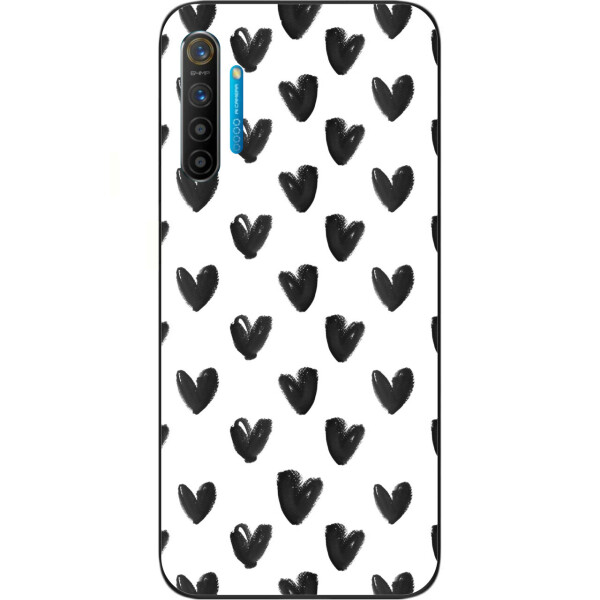 

Силиконовый чехол бампер Amstel для Realme XT с картинкой Сердца