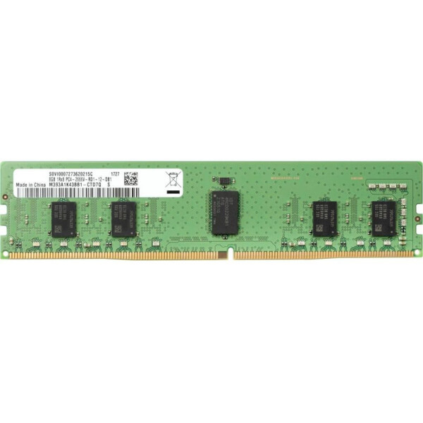 

Оперативная память DDR4 8GB ECC RDIMM 2666MHz 1Rx8 1.2V CL19 HP (1XD84AA)