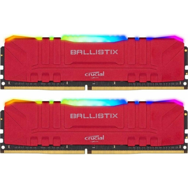 

Оперативная память DDR4 32GB (2x16GB) 3200 MHz Ballistix Red RGB MICRON (BL2K16G32C16U4RL)
