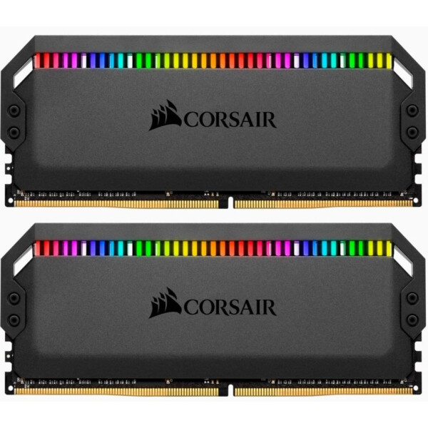 

DDR4 16GB (2x8GB) 3600 MHz Dominator Platinum RGB Black CORSAIR (CMT16GX4M2C3600C18)