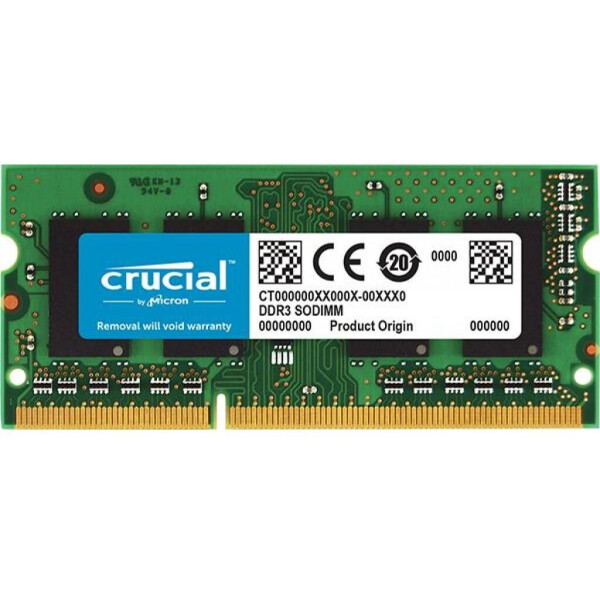 

SoDIMM DDR3 4GB 1866 MHz MICRON (CT51264BF186DJ)