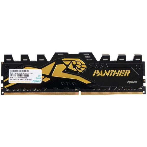 

DDR4 8GB 2666 MHz Panther Rage Series Apacer (EK.08G2V.GEC)