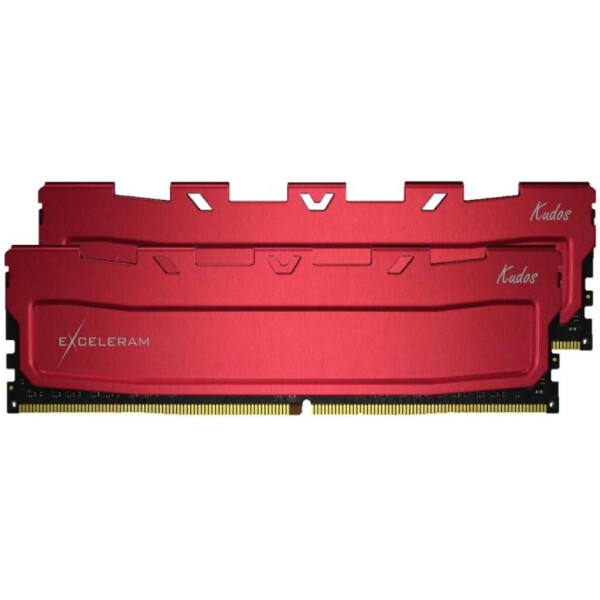 

Оперативная память DDR4 16GB (2x8GB) 3200 MHz Kudos Red eXceleram (EKRED4163216AD)