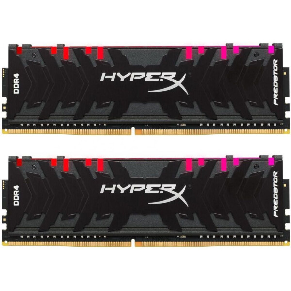 

Оперативная память DDR4 32GB (2x16GB) 3200 MHz HyperX Predator RGB Kingston (HX432C16PB3AK2/32)