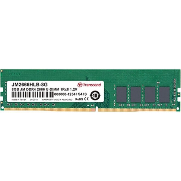 

Оперативная память Transcend JetRam DDR4-2666 8GB PC4-21300 (JM2666HLG-8G)