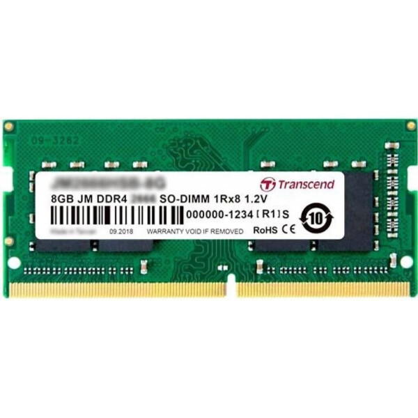 

Оперативная память Transcend JetRam SO-DIMM DDR4-2666 8GB PC4-21300 (JM2666HSG-8G)