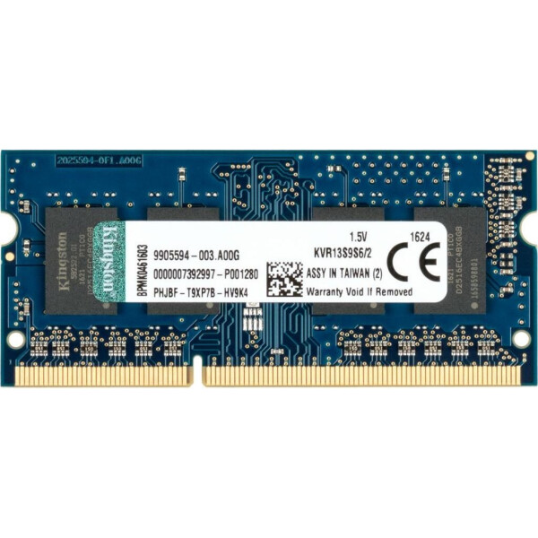 

SoDIMM DDR3 2GB 1333 MHz Kingston (KVR13S9S6/2)