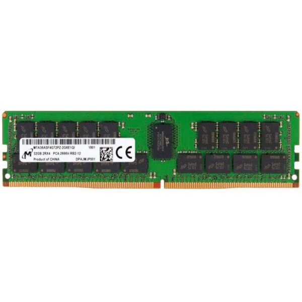 

DDR4 32Gb ECC RDIMM 2666MHz 2Rx4 1.2V CL19 MICRON (MTA36ASF4G72PZ-2G6)