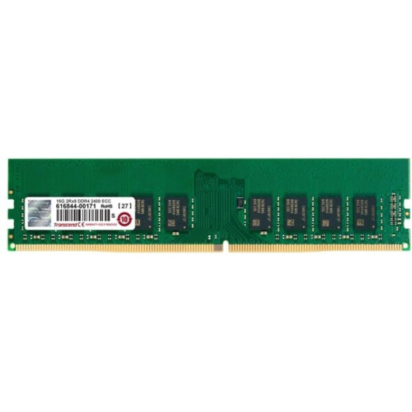 

DDR4 8GB ECC UDIMM 2400MHz 1Rx8 1.2V CL17 Transcend (TS1GLH72V4B)