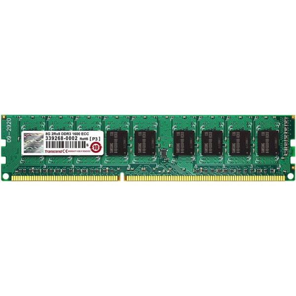 

Оперативная память DDR3 8GB ECC UDIMM 1600MHz 2Rx8 1.5V CL11 Transcend (TS1GLK72V6H)