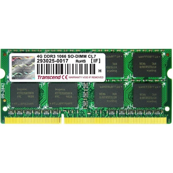 

Transcend 4GB SO-DIMM DDR3 1066 MHz (TS4GAP1066S) for Apple