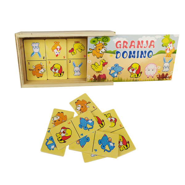 

Деревянная игрушка Домино MD 2198 (Домашние животные)