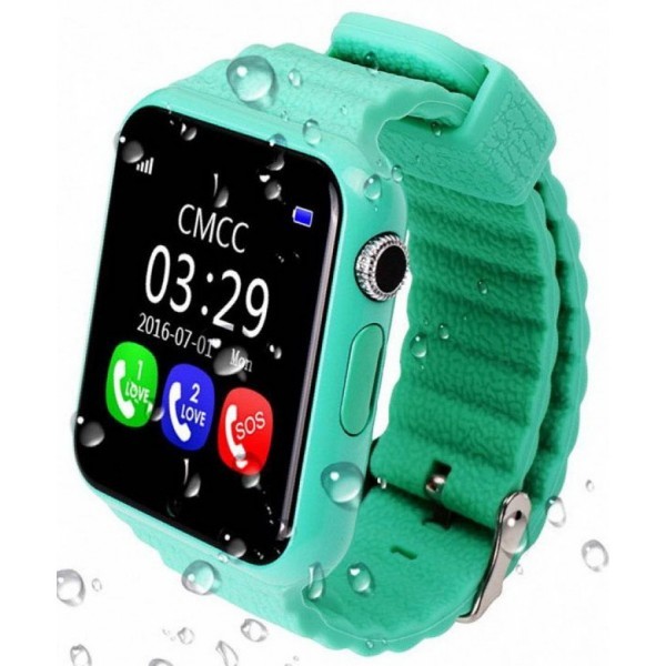 Акція на Смарт-часы Smart Baby Watch V7K-Green Gps від Allo UA