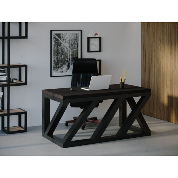 

Компьютерный стол Skandi Wood SW105 Виргиния 140 х 80 х 75 см МДФ+Шпон Дуб Венге (SW10514875weOMDF)