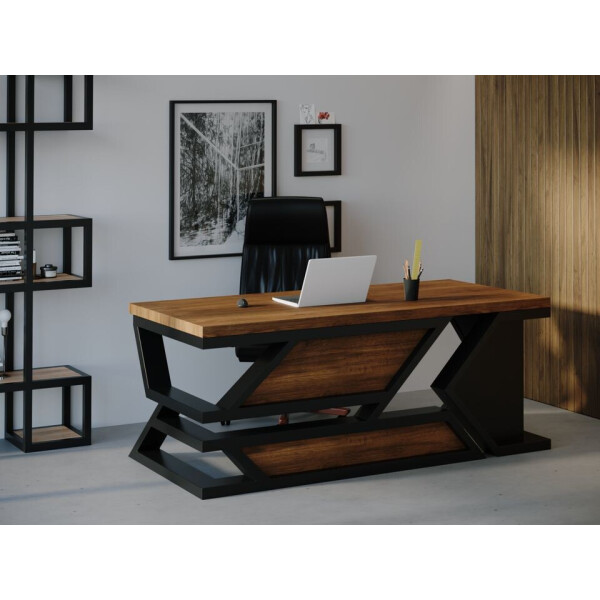 

Компьютерный стол Skandi Wood SW114 Виргиния 160 х 80 х 75 см МДФ+Шпон Дуб Коричневый (SW11416875BrOMDF)
