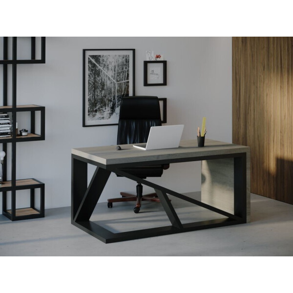 

Компьютерный стол Skandi Wood SW107 Индиана 140 х 80 х 75 см МДФ+Шпон Дуб Темно-Cерый (SW10714875DaOMDF)